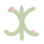 Эмодзи Весенний шрифт