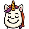 Эмодзи Единорожка